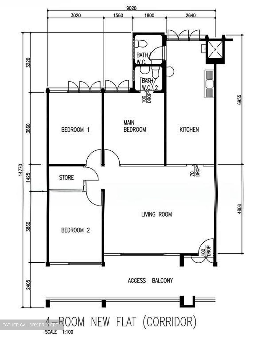 Blk 308 Hong Kah Green (Bukit Batok), HDB 4 Rooms #606745671